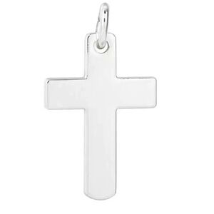 Cross Silver Charm